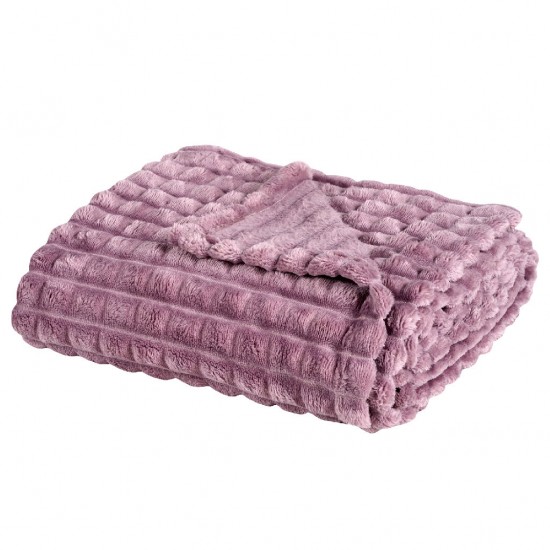 DAS HOME ΚΟΥΒΕΡΤΑ FLEECE 130Χ170 1358 DUSTY PURPLE