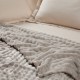 DAS HOME ΚΟΥΒΕΡΤΑ BUBBLE FLEECE 220Χ240 1370 TAUPE