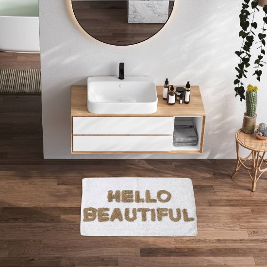 DAS HOME ΤΑΠΕΤΟ 50Χ80 0674 ΕΚΡΟΥ, ΜΠΕΖ