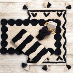 DAS HOME ΤΑΠΕΤΟ 50Χ80 0768 BLACK, IVORY