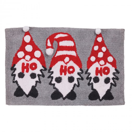 DAS HOME ΤΑΠΕΤΟ ΜΠΑΝΙΟΥ 50Χ80 CHRISTMAS 0851 GREY