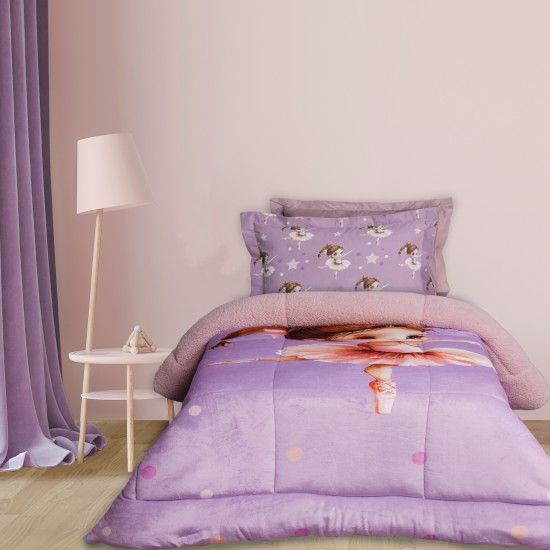 DAS KIDS ΚΟΥΒΕΡΤΟΠΑΠΛΩΜΑ 160Χ220 4972 PINK, PURPLE