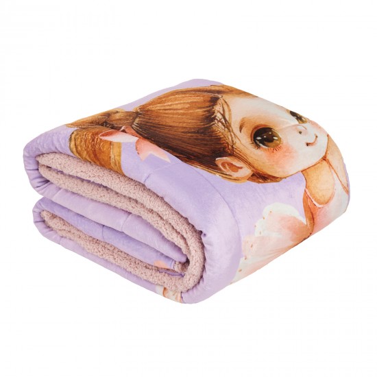 DAS KIDS ΚΟΥΒΕΡΤΟΠΑΠΛΩΜΑ 160Χ220 4972 PINK, PURPLE