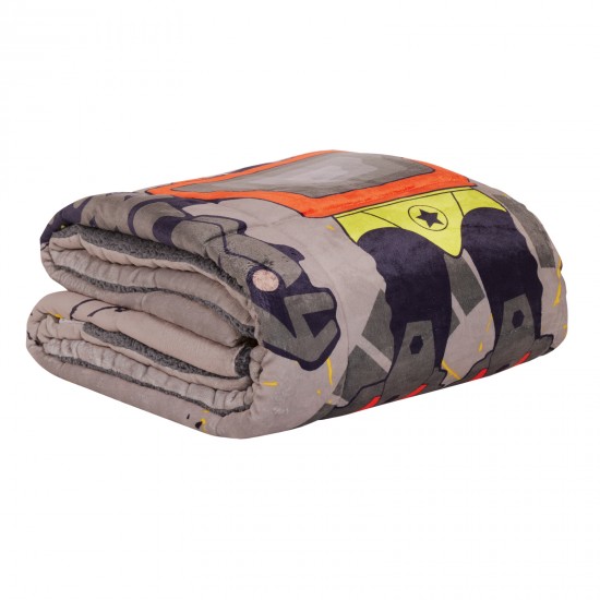 DAS KIDS ΚΟΥΒΕΡΤΟΠΑΠΛΩΜΑ 160Χ220 4974 GREY