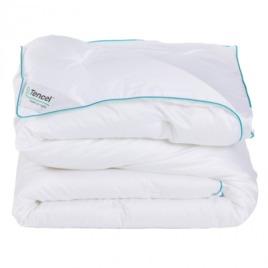 DAS HOME ΠΑΠΛΩΜΑ TENCEL 220X240 COMFORT 1429 WHITE