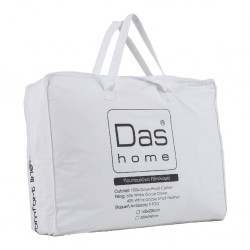DAS HOME ΠΑΠΛΩΜΑ ΠΟΥΠΟΥΛΕΝΙΟ 220Χ240 CLASSIC 6040 WHITE