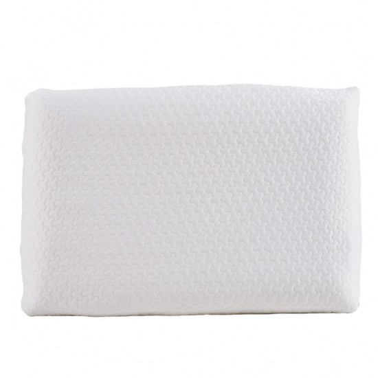 DAS HOME ΜΑΞΙΛΑΡΙ LATEX ANATOMIC 60X40 1038 WHITE DAS HOME ΜΑΞΙΛΑΡΙ LATEX ANATOMIC 60X40 1038 WHITE