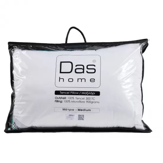 DAS HOME ΜΑΞΙΛΑΡΙ TENCEL 50X70 COMFORT 1429 WHITE DAS HOME ΜΑΞΙΛΑΡΙ TENCEL 50X70 COMFORT 1429 WHITE