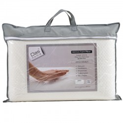 DAS HOME ΜΑΞΙΛΑΡΙ MEMORY FOAM 45X65X13 1037 WHITE DAS HOME ΜΑΞΙΛΑΡΙ MEMORY FOAM 45X65X13 1037 WHITE