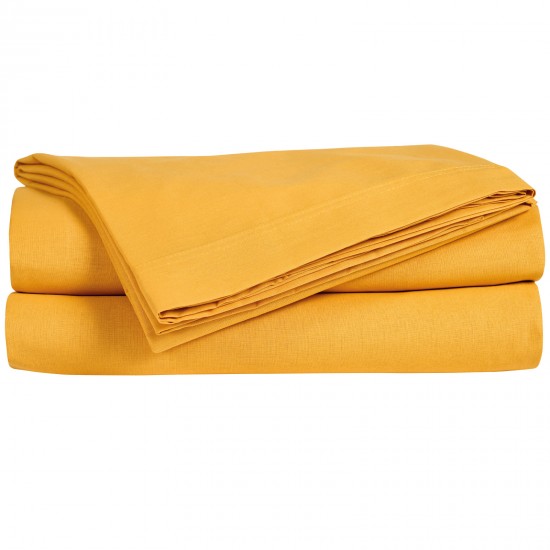 DAS HOME ΣΕΝΤΟΝΙ ΜΟΝΟ 170*260 MUSTARD 1019 MUSTARD