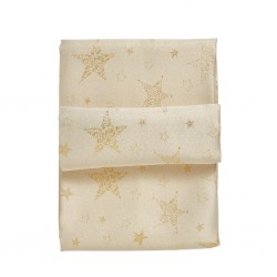 DAS HOME CHRISTMAS RUNNER 45Χ140 0717 ΜΠΕΖ, ΧΡΥΣΟ