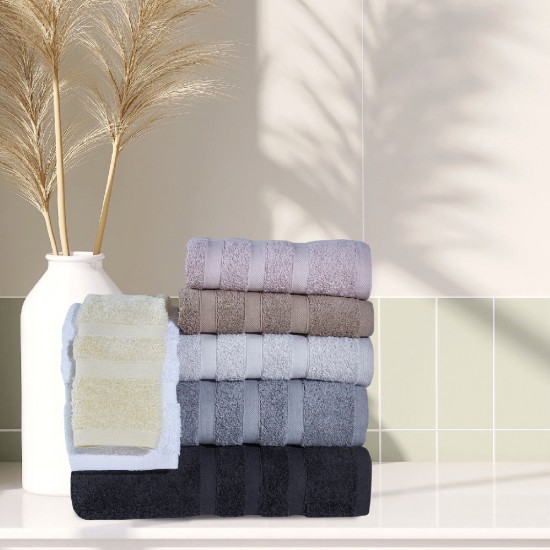 DAS HOME ΠΕΤΣΕΤΑ ΜΠΑΝΙΟΥ PRESTIGE 80Χ150 1164 ICE GREY