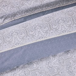DAS HOME ΣΕΝΤΟΝΙΑ ΣΕΤ KING PRESTIGE 1693 BLUE, GREY