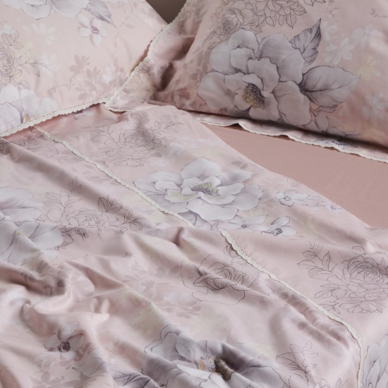 DAS HOME ΣΕΝΤΟΝΙΑ ΣΕΤ KING PRESTIGE 1711 GREY, PINK