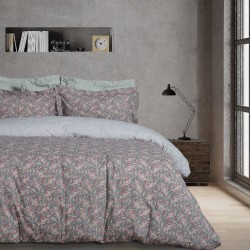 DAS HOME ΣΕΤ ΣΕΝΤΟΝΙΑ ΜΟΝΑ ΜΕ ΛΑΣΤΙΧΟ CASUAL 5423 CORAL, KHAKI