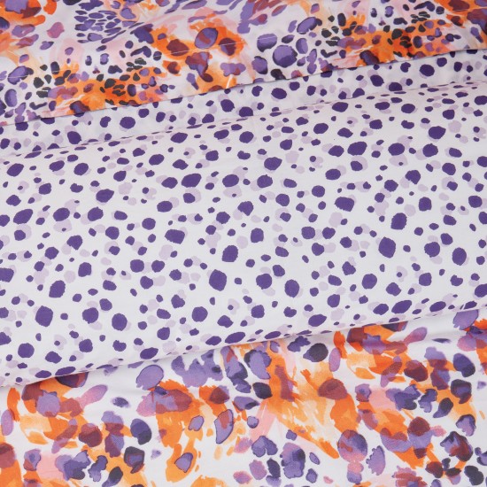 DAS HOME ΣΕΤ ΣΕΝΤΟΝΙΑ ΜΟΝΑ ΜΕ ΛΑΣΤΙΧΟ CASUAL 5430 ORANGE, PURPLE