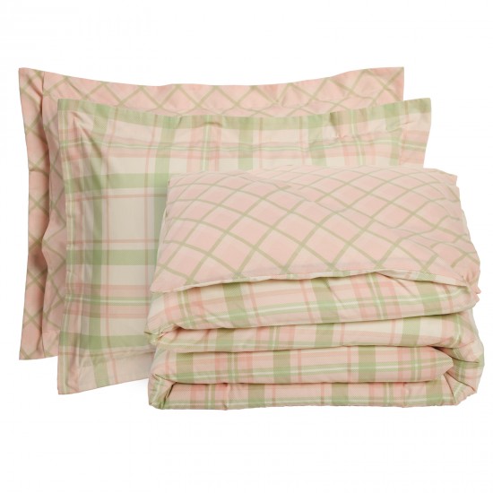DAS HOME ΣΕΤ ΣΕΝΤΟΝΙΑ ΜΟΝΑ ΜΕ ΛΑΣΤΙΧΟ CASUAL 5443 MINT, PINK