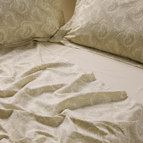 DAS HOME ΣΕΤ ΣΕΝΤΟΝΙΑ ΜΟΝΑ ΜΕ ΛΑΣΤΙΧΟ CASUAL 5444 IVORY, TAUPE