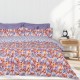 DAS HOME ΣΕΤ ΣΕΝΤΟΝΙΑ ΥΠΕΡΔΙΠΛΑ ΜΕ ΛΑΣΤΙΧΟ CASUAL 5430 ORANGE, PURPLE