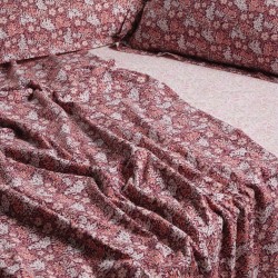 DAS HOME ΣΕΤ ΣΕΝΤΟΝΙΑ ΥΠΕΡΔΙΠΛΑ ΜΕ ΛΑΣΤΙΧΟ CASUAL 5433 BORDEAUX, NUDE