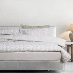 DAS HOME ΣΕΤ ΣΕΝΤΟΝΙΑ ΥΠΕΡΔΙΠΛΑ ΜΕ ΛΑΣΤΙΧΟ CASUAL 5440 BLUE, TAUPE