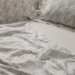 DAS HOME ΣΕΤ ΣΕΝΤΟΝΙΑ ΥΠΕΡΔΙΠΛΑ ΜΕ ΛΑΣΤΙΧΟ CASUAL 5440 BLUE, TAUPE