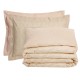 DAS HOME ΣΕΤ ΣΕΝΤΟΝΙΑ ΥΠΕΡΔΙΠΛΑ ΜΕ ΛΑΣΤΙΧΟ CASUAL 5441 IVORY, NUDE