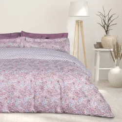 DAS HOME ΣΕΤ ΣΕΝΤΟΝΙΑ ΜΟΝΑ HAPPY 9669 PINK, RED