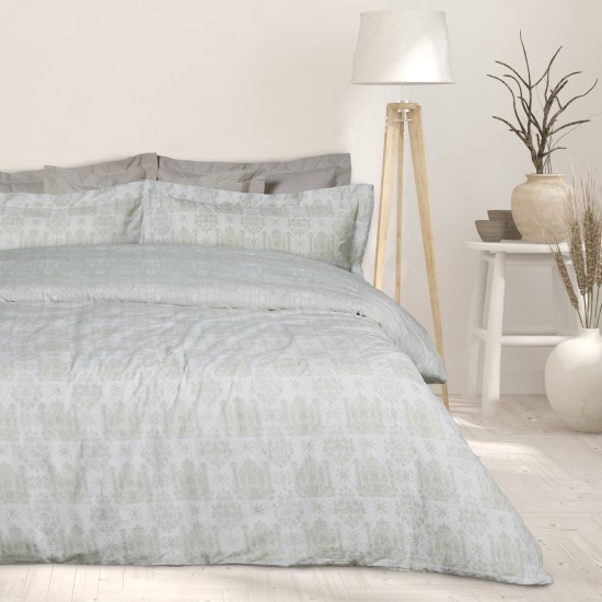 DAS HOME ΣΕΤ ΣΕΝΤΟΝΙΑ ΜΟΝΑ HAPPY 9673 TAUPE, WHITE