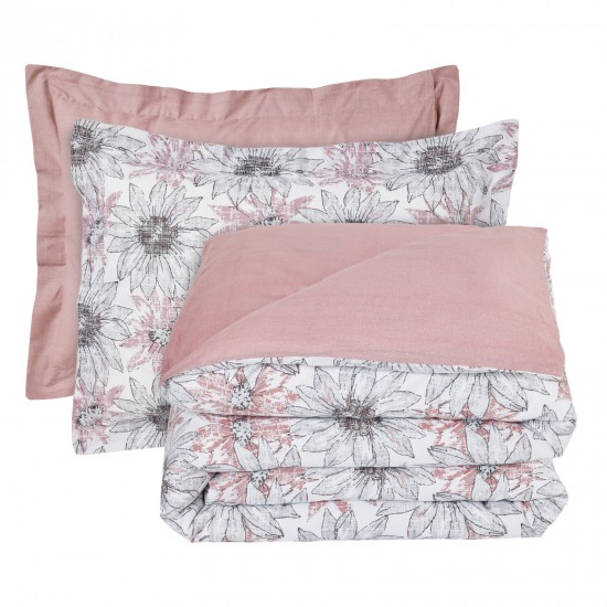 DAS HOME ΣΕΤ ΣΕΝΤΟΝΙΑ ΜΟΝΑ HAPPY 9676 GREY, NUDE