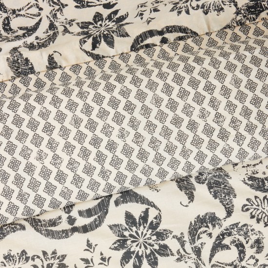 DAS HOME ΣΕΤ ΣΕΝΤΟΝΙΑ ΜΟΝΑ HAPPY 9677 BLACK, TAUPE