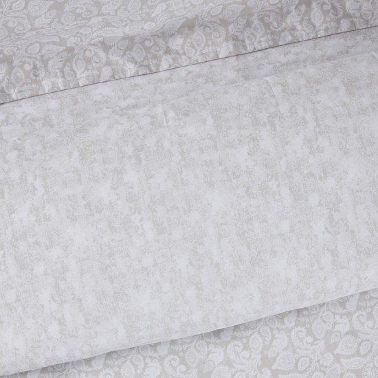 DAS HOME ΣΕΤ ΣΕΝΤΟΝΙΑ ΜΟΝΑ HAPPY 9678 TAUPE, WHITE