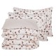 DAS HOME ΣΕΤ ΣΕΝΤΟΝΙΑ ΜΟΝΑ HAPPY FLANNEL 9681 BEIGE, BROWN