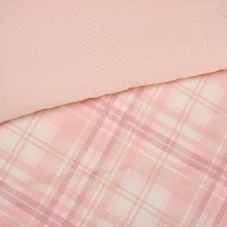 DAS HOME ΣΕΤ ΣΕΝΤΟΝΙΑ ΥΠΕΡΔΙΠΛΑ HAPPY FLANNEL 9638 ECRU, NUDE