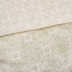 DAS HOME ΣΕΤ ΣΕΝΤΟΝΙΑ ΥΠΕΡΔΙΠΛΑ HAPPY FLANNEL 9640 BEIGE, TAUPE