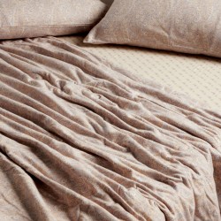 DAS HOME ΣΕΤ ΣΕΝΤΟΝΙΑ ΥΠΕΡΔΙΠΛΑ HAPPY FLANNEL 9680 GREY, YELLOW