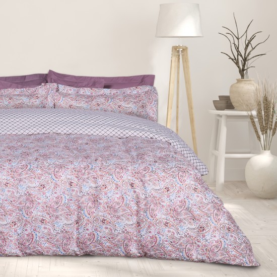 DAS HOME ΣΕΤ ΣΕΝΤΟΝΙΑ KING HAPPY 9669 PINK, RED