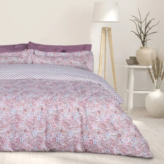 DAS HOME ΣΕΤ ΣΕΝΤΟΝΙΑ KING HAPPY 9669 PINK, RED