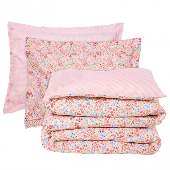 DAS HOME ΣΕΤ ΣΕΝΤΟΝΙΑ KING HAPPY 9671 PINK, SALMON
