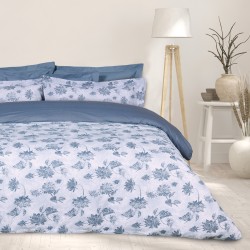 DAS HOME ΣΕΤ ΣΕΝΤΟΝΙΑ KING HAPPY 9672 BLUE, GREY