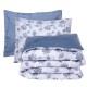 DAS HOME ΣΕΤ ΣΕΝΤΟΝΙΑ KING HAPPY 9672 BLUE, GREY
