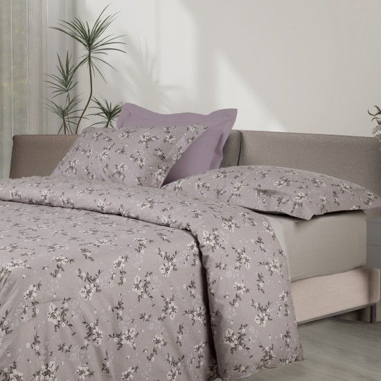 DAS HOME ΣΕΤ ΣΕΝΤΟΝΙΑ KING HAPPY 9684 GREY, TAUPE