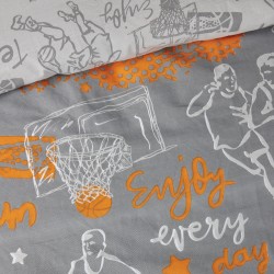 DAS KIDS ΣΕΤ ΣΕΝΤΟΝΙΑ ΜΟΝΑ 4941 GREY, ORANGE