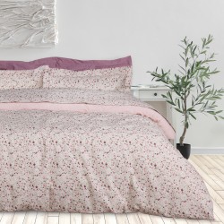 DAS HOME ΣΕΤ ΣΕΝΤΟΝΙΑ ΥΠΕΡΔΙΠΛΑ DAILY 3170 PINK, TAUPE