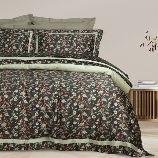 DAS HOME ΣΕΝΤΟΝΙΑ ΣΕΤ ΥΠΕΡΔΙΠΛΑ EXECUTIVE 1706 GREEN, GREY