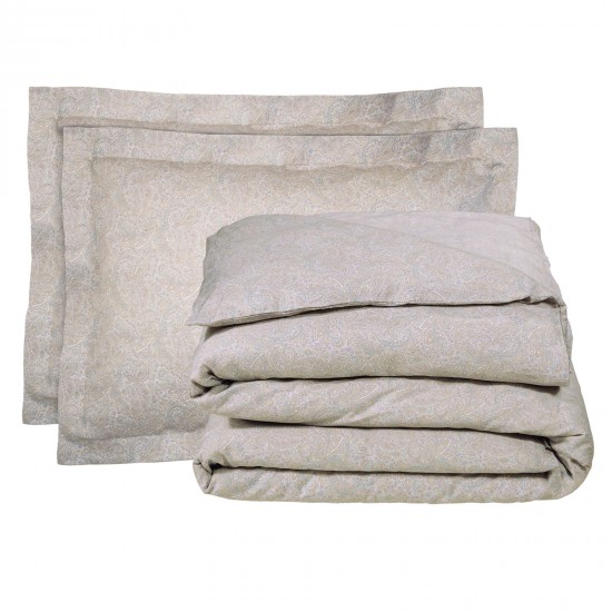 DAS HOME ΣΕΝΤΟΝΙΑ ΣΕΤ ΥΠΕΡΔΙΠΛΑ PRESTIGE 1719 ECRU, NUDE, OLIVE