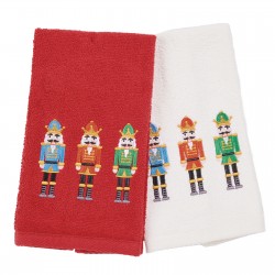 DAS HOME CHRISTMAS ΠΟΤΗΡΟΠΑΝΑ ΣΕΤ 2ΤΜΧ 30X50 0810 RED, WHITE