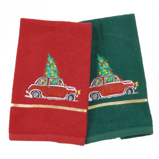 DAS HOME CHRISTMAS ΠΟΤΗΡΟΠΑΝΑ ΣΕΤ 2ΤΜΧ 30X50 0812 GREEN, RED