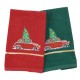 DAS HOME CHRISTMAS ΠΟΤΗΡΟΠΑΝΑ ΣΕΤ 2ΤΜΧ 30X50 0812 GREEN, RED