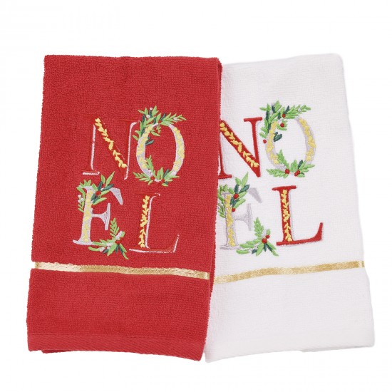 DAS HOME CHRISTMAS ΠΟΤΗΡΟΠΑΝΑ ΣΕΤ 2ΤΜΧ 30X50 0813 RED, WHITE